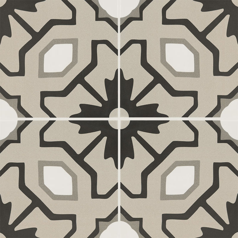 Tahari, 8" x 8" Porcelain Tile | NTAH8X8 | Patterned Tile by MSI