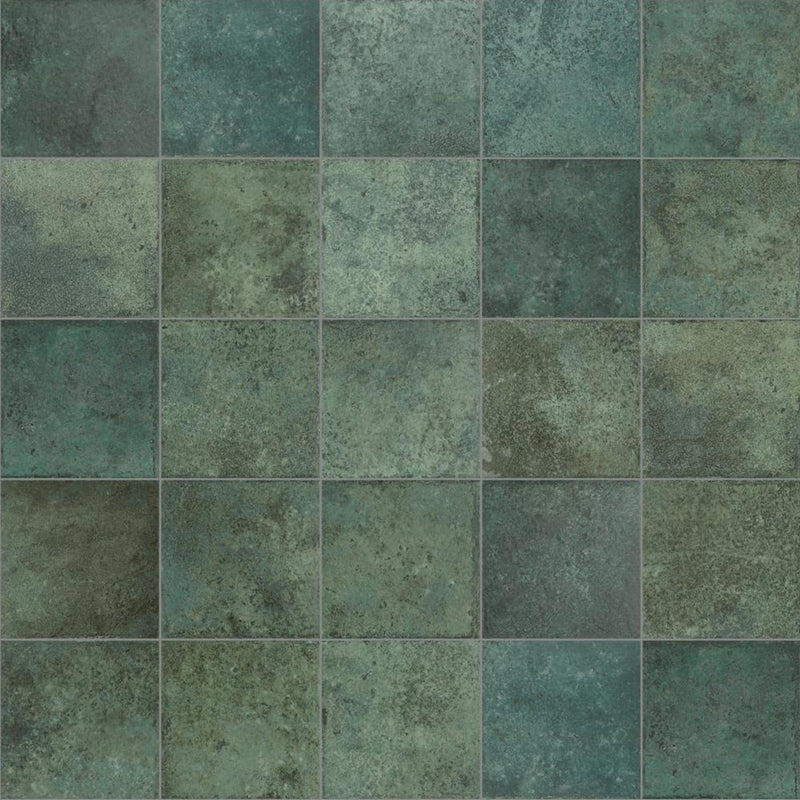 Tahiti Emerald Slip Resistant, 6" x 6" Porcelain Tile | Pool Tile