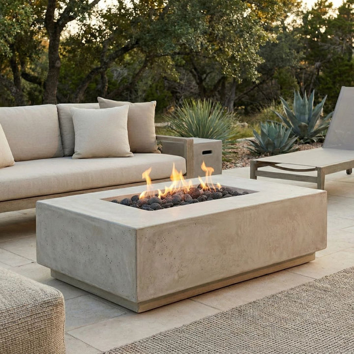 Prism Hardscapes Tavola 1 Fire Table | Outdoor Gas Fire Pit
