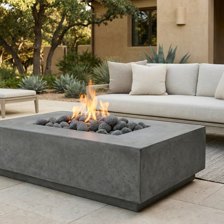 Prism Hardscapes Tavola 1 Fire Table | Outdoor Gas Fire Pit