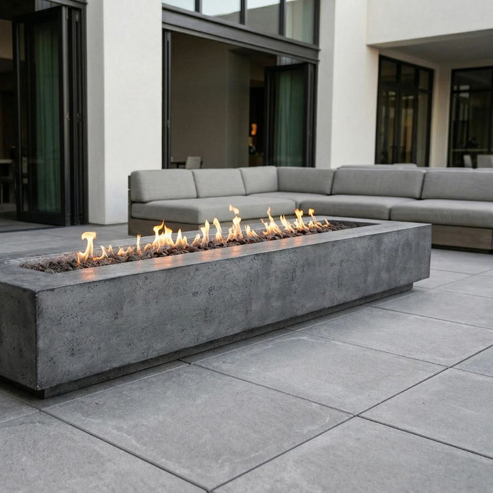 Prism Hardscapes Tavola 110 Fire Table | Outdoor Gas Fire Pit