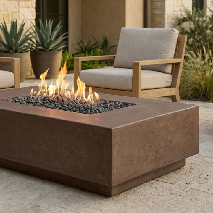 Prism Hardscapes Tavola 1 Fire Table | Outdoor Gas Fire Pit