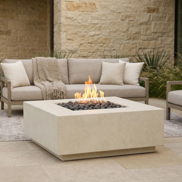 Prism Hardscapes Tavola 2 Fire Table | Outdoor Gas Fire Pit