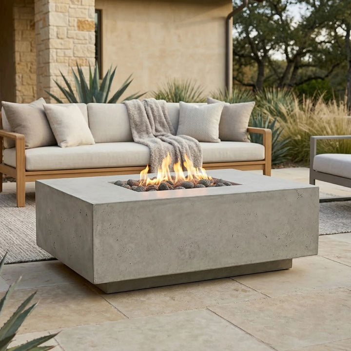 Prism Hardscapes Tavola 3 Fire Table | Outdoor Gas Fire Pit