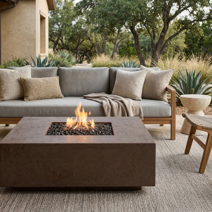Prism Hardscapes Tavola 3 Fire Table | Outdoor Gas Fire Pit