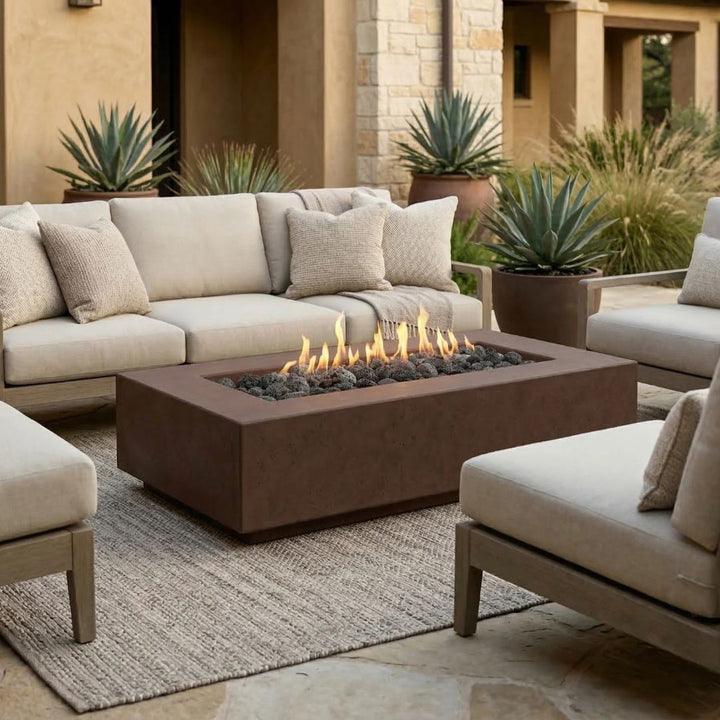 Prism Hardscapes Tavola 4 Fire Table | Outdoor Gas Fire Pit