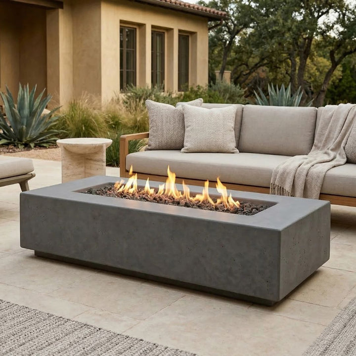 Prism Hardscapes Tavola 4 Fire Table | Outdoor Gas Fire Pit