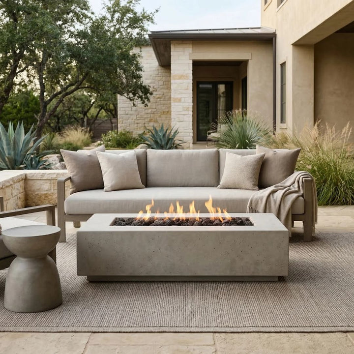 Prism Hardscapes Tavola 4 Fire Table | Outdoor Gas Fire Pit