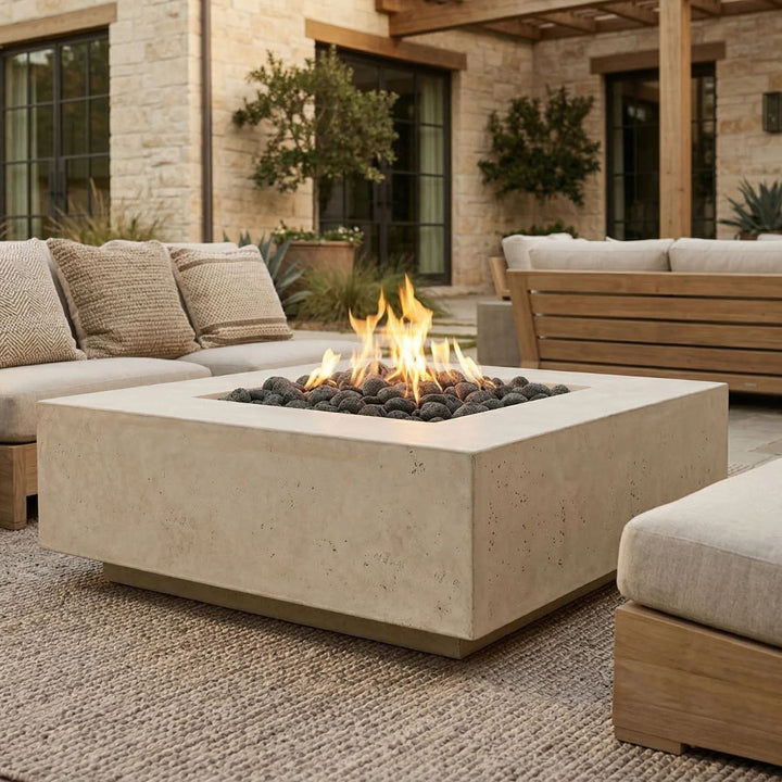 Prism Hardscapes Tavola 42 Fire Table | Outdoor Gas Fire Pit