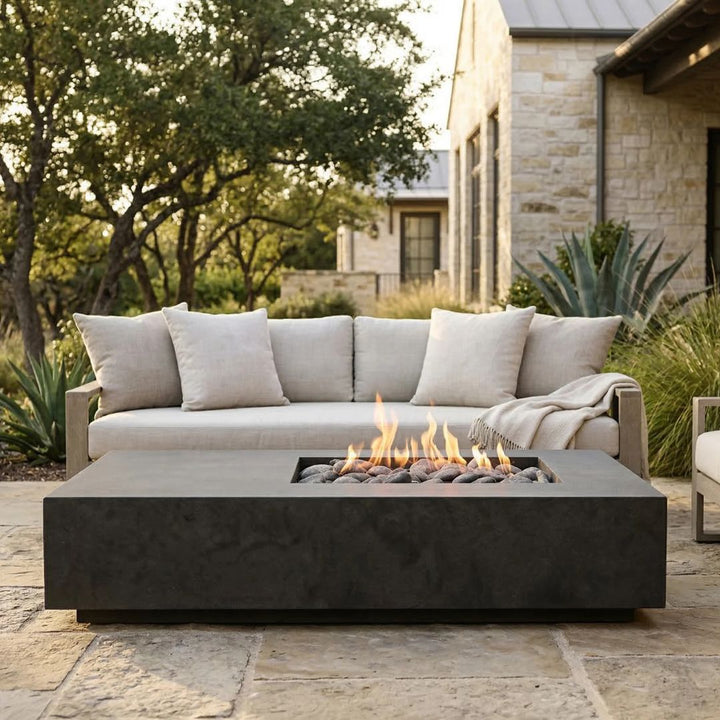 Prism Hardscapes Tavola 5 Fire Table | Outdoor Gas Fire Pit