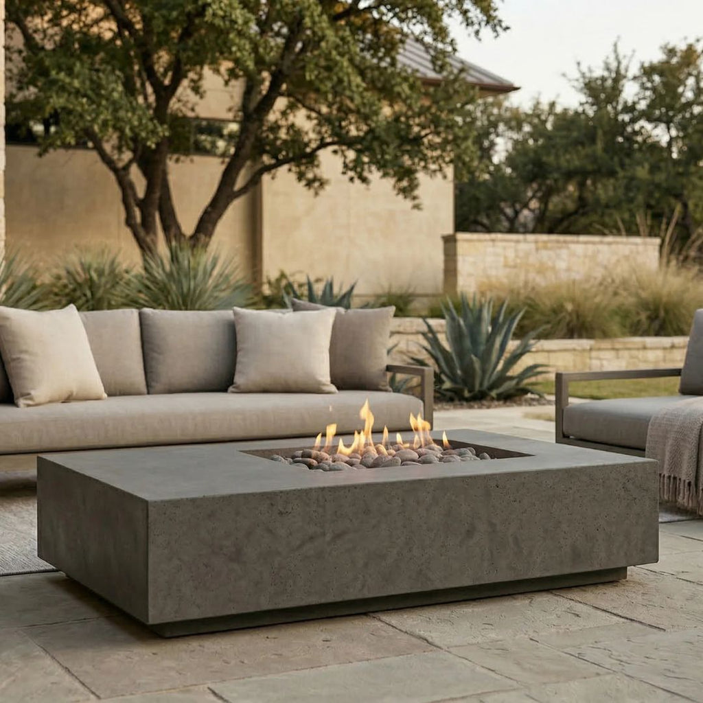Prism Hardscapes Tavola 5 Fire Table | Outdoor Gas Fire Pit