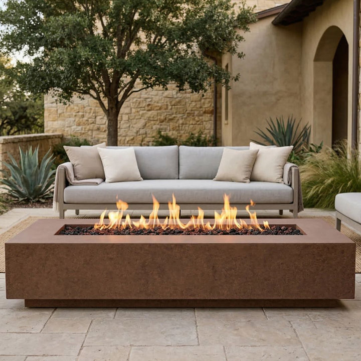 Prism Hardscapes Tavola 5 Fire Table | Outdoor Gas Fire Pit