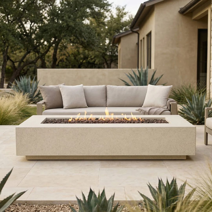 Prism Hardscapes Tavola 5 Fire Table | Outdoor Gas Fire Pit