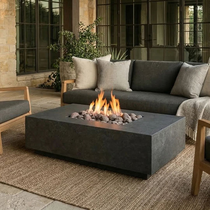 Prism Hardscapes Tavola 7 Fire Table | PH-438-2 | Outdoor Gas Fire Pit