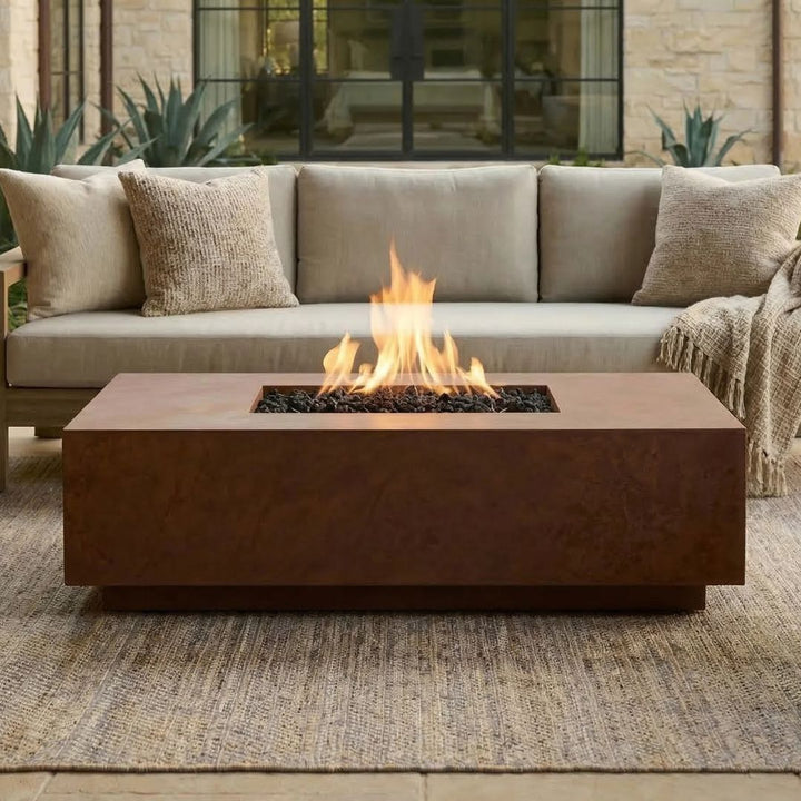 Prism Hardscapes Tavola 7 Fire Table | PH-438-2 | Outdoor Gas Fire Pit