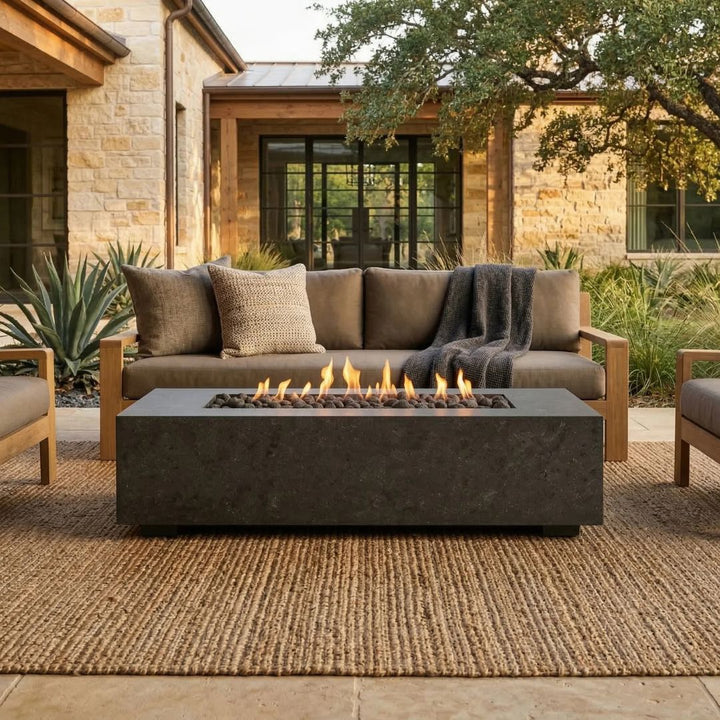 Prism Hardscapes Tavola 72 Fire Table | Outdoor Gas Fire Pit