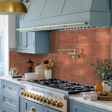 Terra Glossy Ellipse Porcelain Tile for Kitchens and Bathrooms | MSI Porcelain Tile