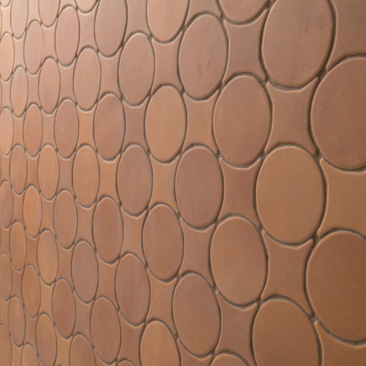 Terracotta Halo Matte Porcelain Mosaic Tile