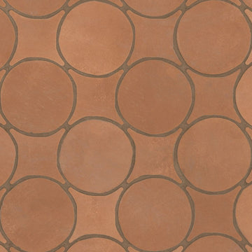 Terracotta Halo Matte Porcelain Mosaic Tile