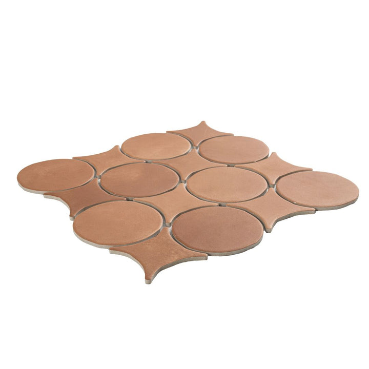 Terracotta Halo Matte Porcelain Mosaic Tile