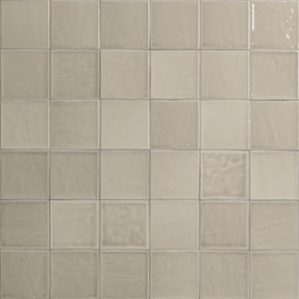 Terranello Dune 4" x 4" Glossy Kitchen & Bathroom Tile