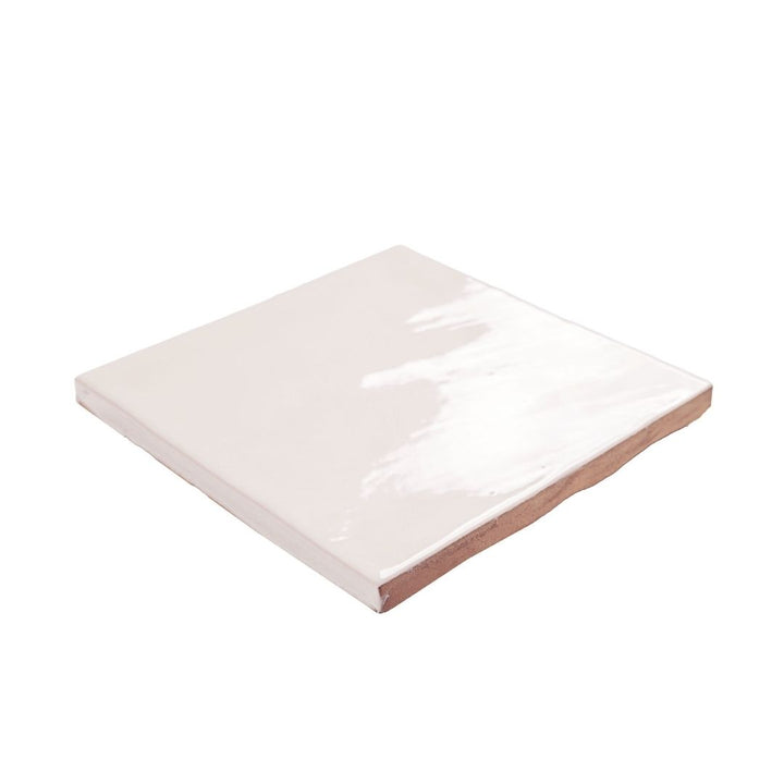Terranello Ivory 4" x 4" Glossy Kitchen & Bathroom Tile