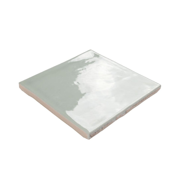 Terranello Olive 4" x 4" Glossy Kitchen & Bathroom Tile