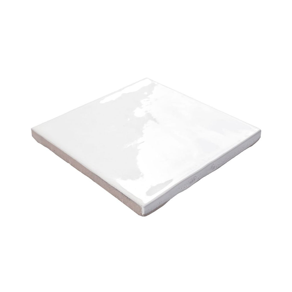 Terranello Pearl 4" x 4" Glossy Kitchen & Bathroom Tile