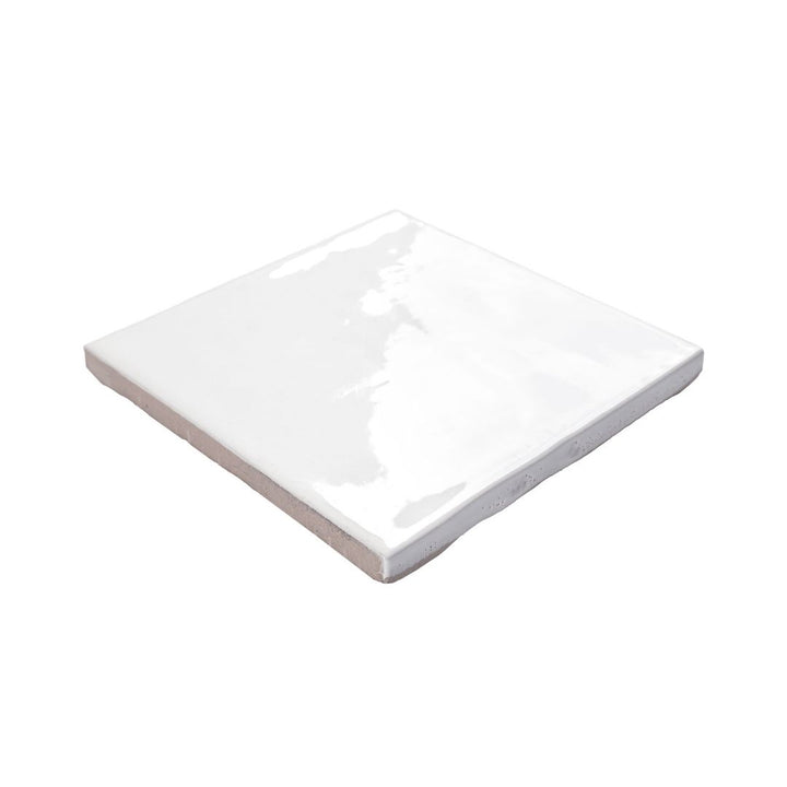 Terranello Pearl 4" x 4" Glossy Kitchen & Bathroom Tile
