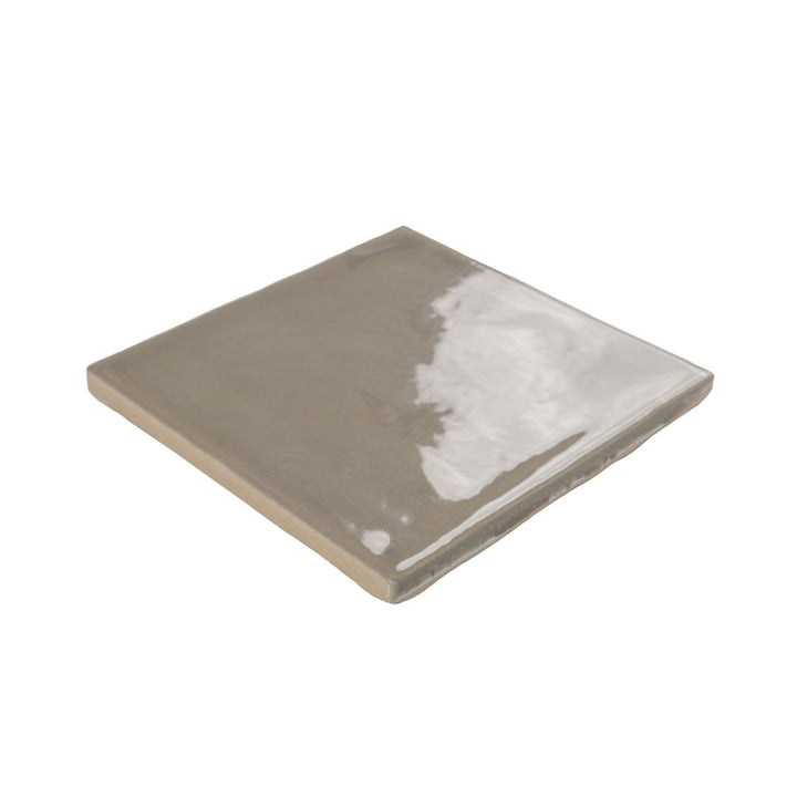 Terranello Umber 4" x 4" Glossy Kitchen & Bathroom Tile