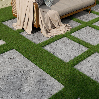 Terrazo Gris, 24" x 24" | 2CM Porcelain Pool Paver by MSI