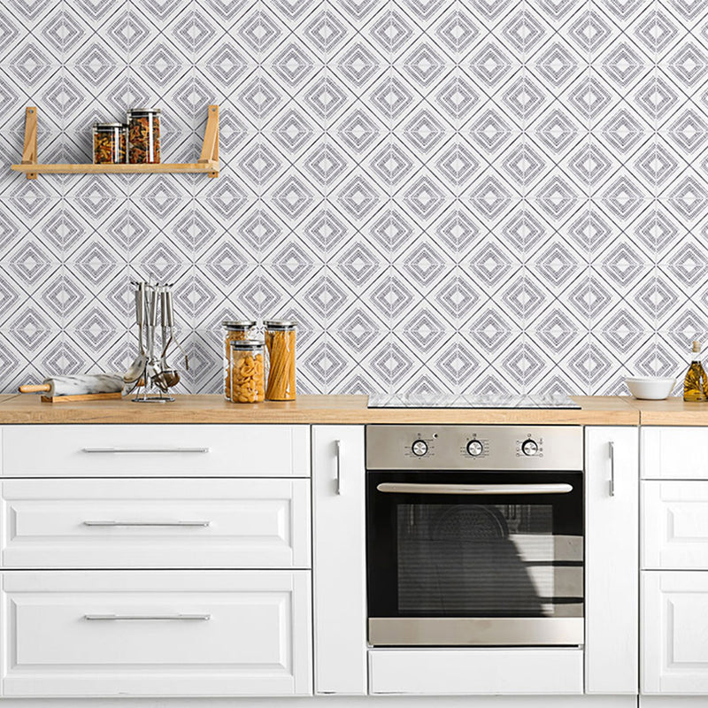 Tessa, 8" x 8" Porcelain Tile | NZARTES8X8 | Patterned Tile by MSI