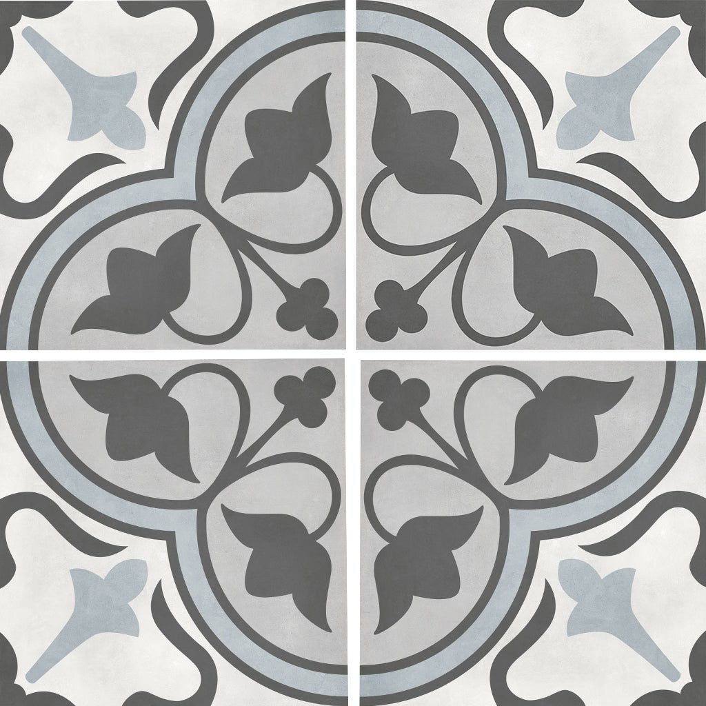 Tide Clover, 8" x 8" Porcelain Tile | ANAFORMTIDECLOV | IWT