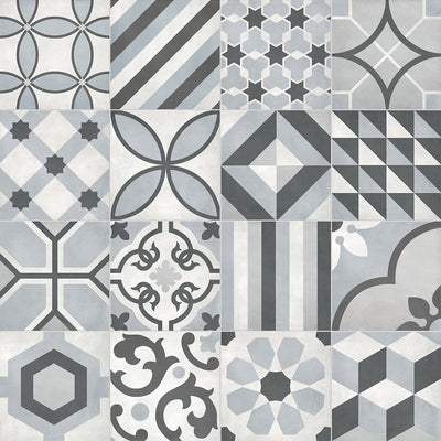 Tide Deco Blend, 8" x 8" Porcelain Tile | ANAFORMTIDDECO8 | IWT