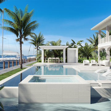 Tiderock Artic, 3" x 24" Porcelain Tile | Shop Pool Tile