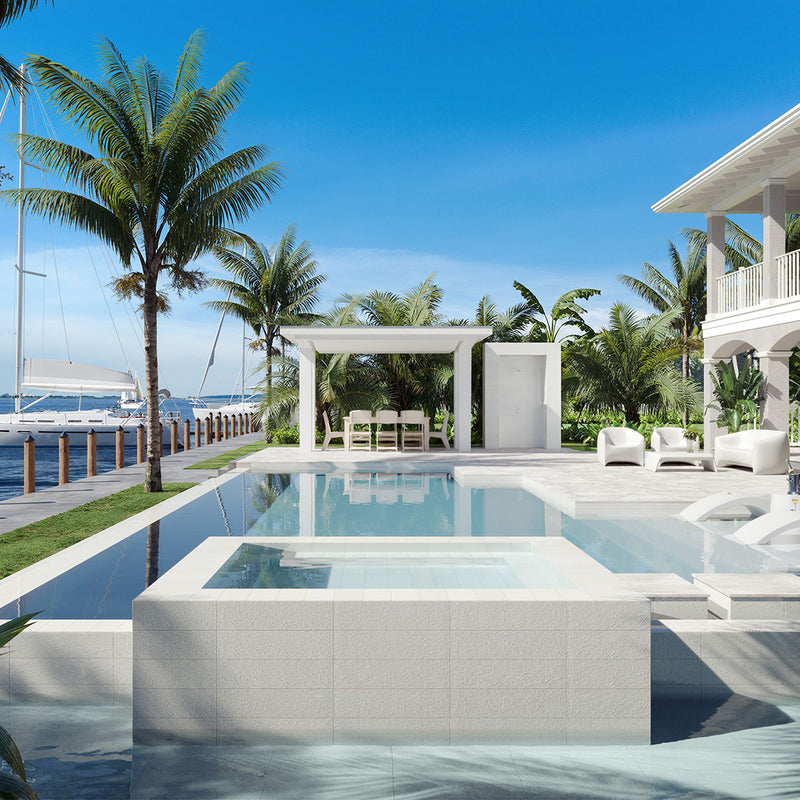 Tiderock Artic, 6" x 24" Porcelain Tile | Shop Pool Tile