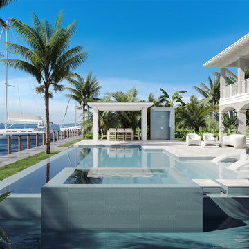 Tiderock Blue, 3" x 24" Porcelain Tile | Shop Pool Tile