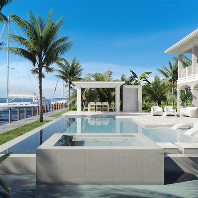 Tiderock Gray, 6" x 24" Porcelain Tile | Shop Pool Tile