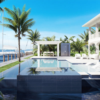 Tiderock Navy, 6" x 24" Porcelain Tile | Shop Pool Tile