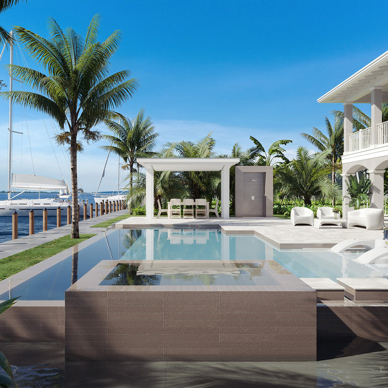 Tiderock Urban, 3" x 24" Porcelain Tile | Shop Pool Tile