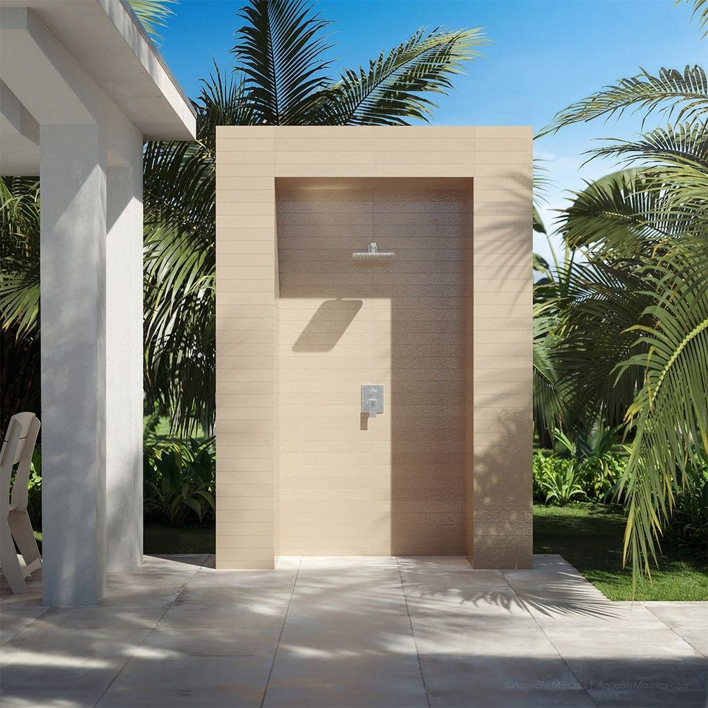 Tiderock Almond, 3" x 24" Porcelain Tile | Shop Pool Tile