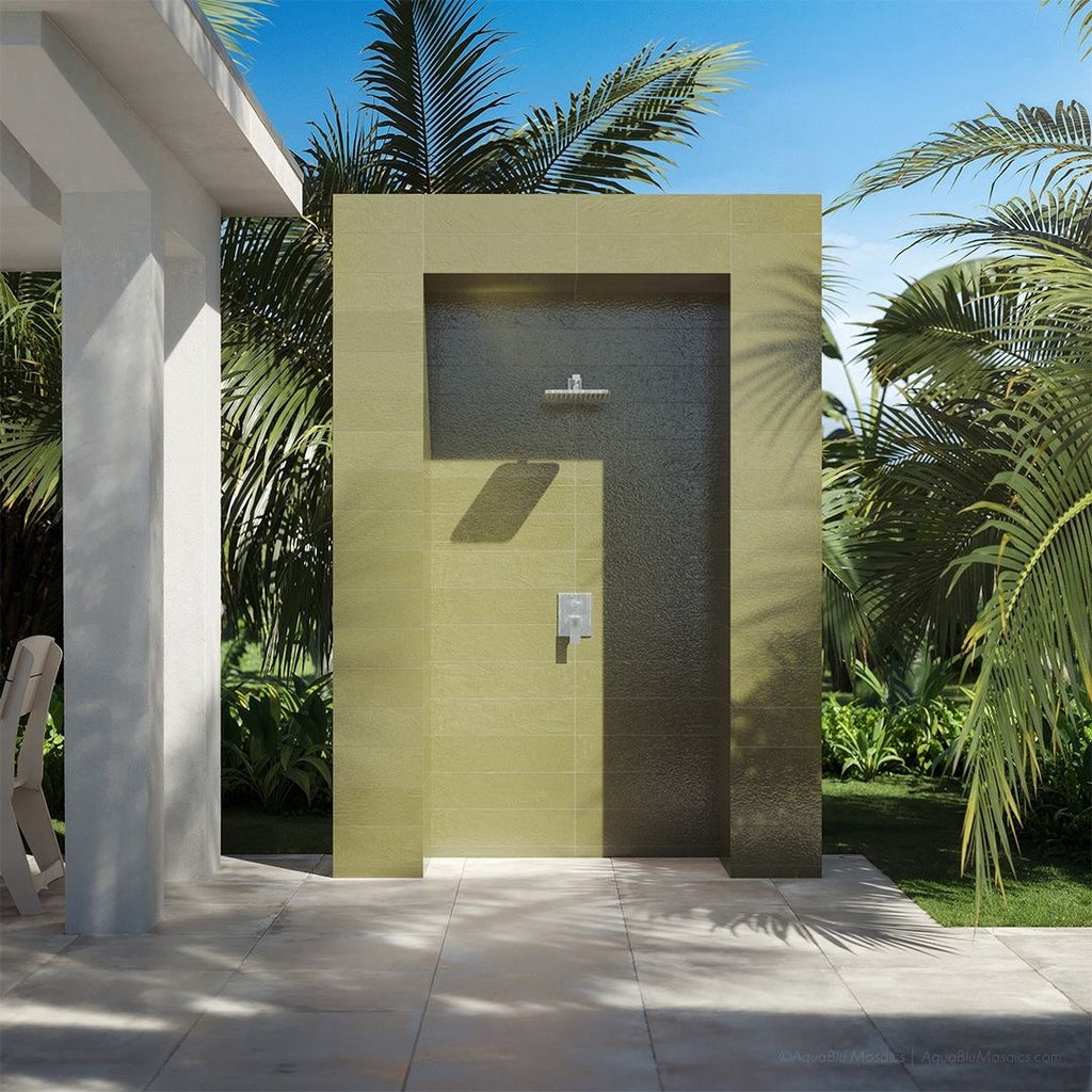 Tiderock Olive, 6" x 24" Porcelain Tile | Shop Pool Tile