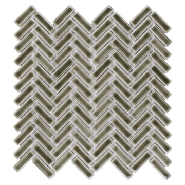 Tilt Plains, Herringbone | Anthology Ceramic Backsplash Tile
