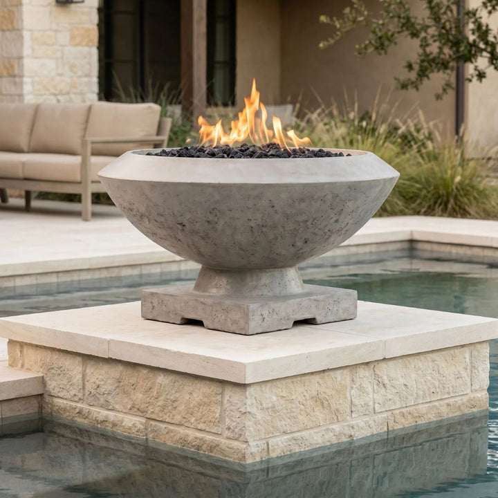 Prism Hardscapes Toscana Fire Bowl Gas Fire Feature