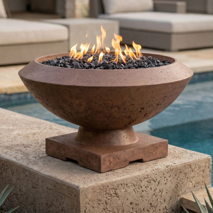 Prism Hardscapes Toscana Fire Bowl Gas Fire Feature