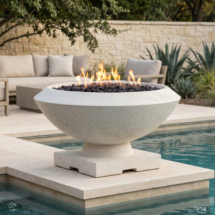 Prism Hardscapes Toscana Fire Bowl Gas Fire Feature