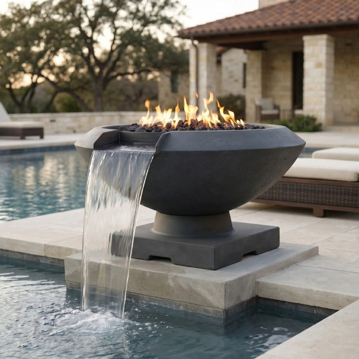 Prism Hardscapes Toscana Fire/Water Bowl Gas Fire Feature