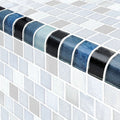 Lagoon, Trim 1" x 2" - Glass Tile