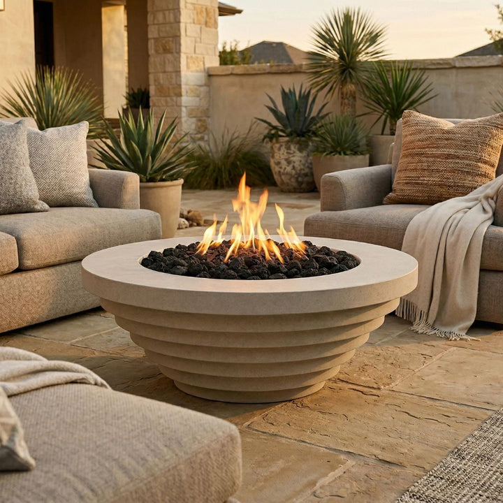 Prism Hardscapes Triton Fire Bowl | Outdoor Gas Fire Pit