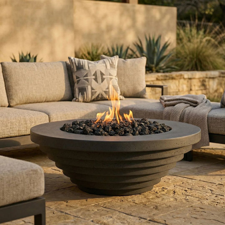 Prism Hardscapes Triton Fire Bowl | Outdoor Gas Fire Pit